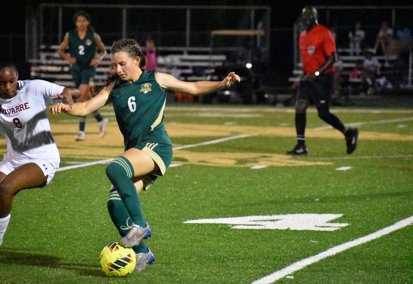 Lincoln soccer match action